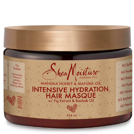 SheaMoisture- Manuka Honey And Mafura Oil - Intensive Hydration Hair Masque 354ml